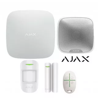 KIT AJAX STARTER: STREET SIREN+MOTIONPROTECT+SPACECONTROL+ILS+HUB