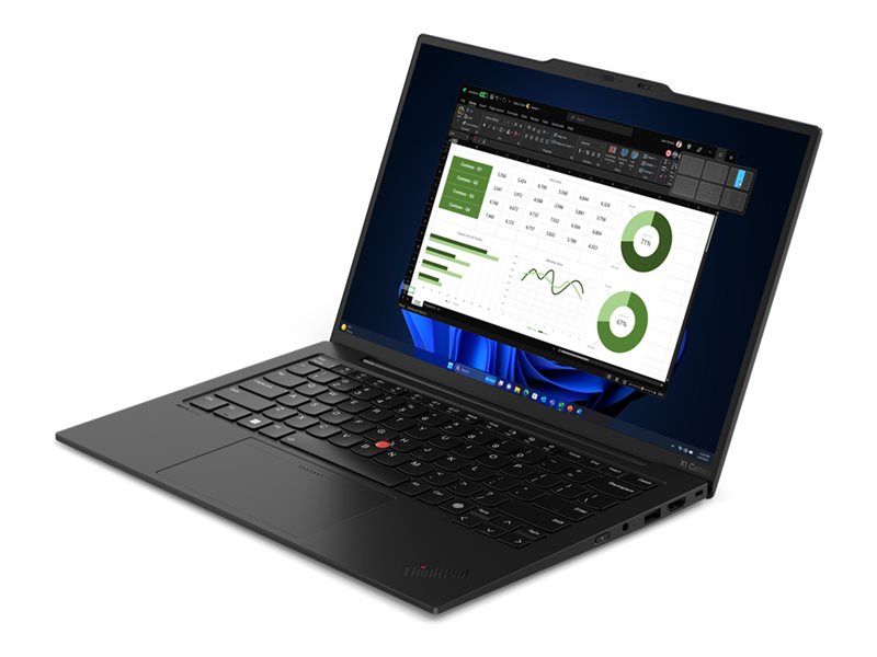 LAPTOP ThinkPad X1 Carbon Gen 12 Ultra 5 125U, 32GB DDR5X LPD5X-7500, 512 GB SSD PCIe, Wi-Fi 6E, Bluetooth 5.3, Camera 1080P FHD IR+RGB with Privacy Shutter, Graphics 1x Intel Graphics, Monitor 14" 2.8K, Windows 11 Pro 64,AZERTY, Garantie 5ans