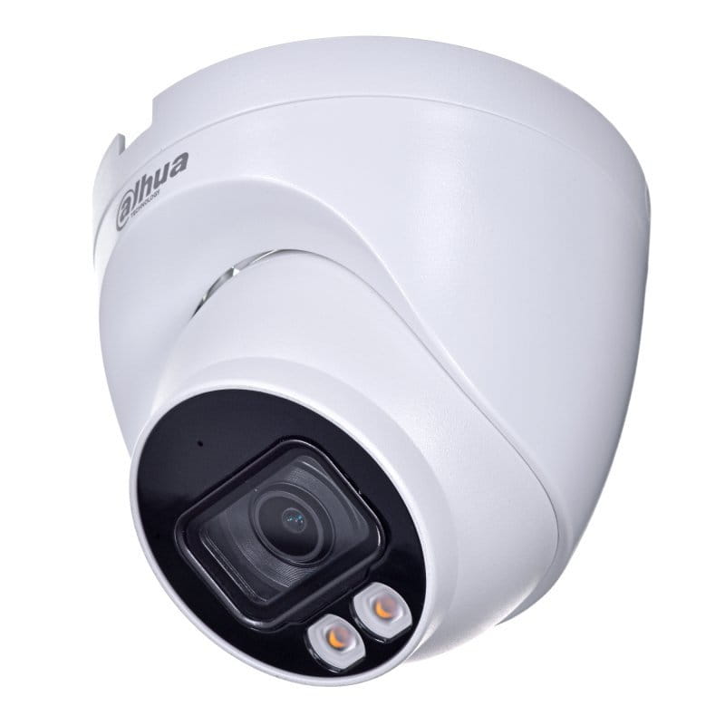 CAMERA DAHUA HDCVI DOME FIX 5MP FULL COLOR AUDIO HAC-HDW1509T-A-LED