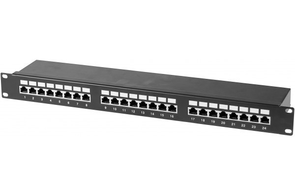 SIGMA LW Panneau de Brassage 19"/24 ports 1U (cat5e,cat6) Vide 