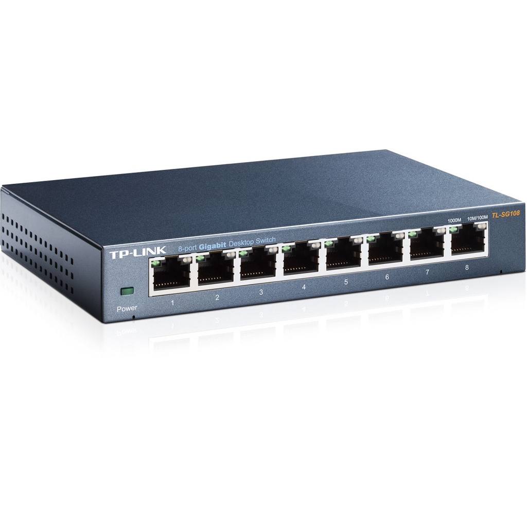 SWITCH NT 8P GIGABIT METAL