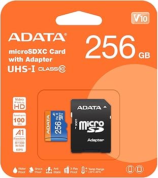 CARTE MEMOIRE MICRO SD 256GB ADATA