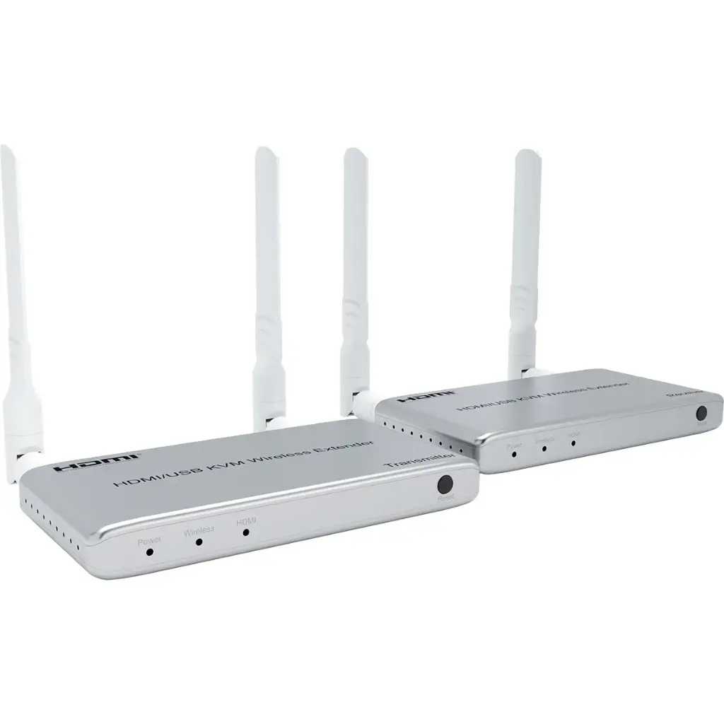 Extender KVM HDMI+USB 200M WIRELESS