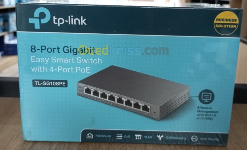 Switch TP-LINK TL-SG108POE 8 Ports GIGA 4 Ports POE