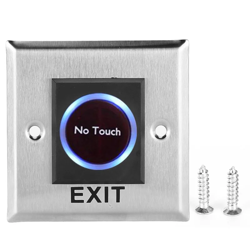 Bouton poussoir NO TOUCH Avec Boitier Metalique MACTECH MT-INT02