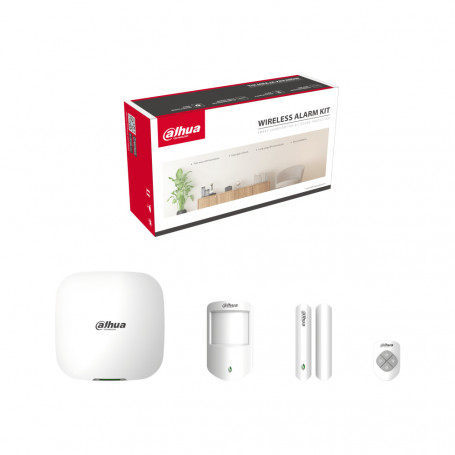 Kit d'alarme Dahua avec Sirène Extérieur ART-ARC3000H-03-GW2
