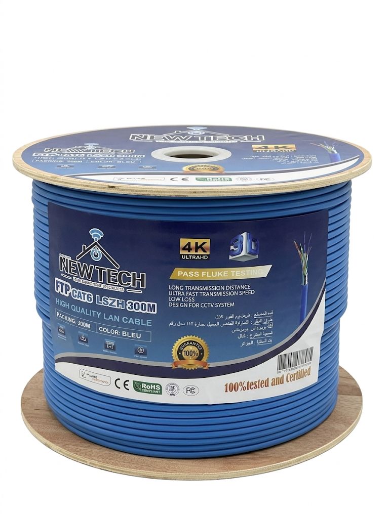 CABLE FTP CAT6A 300M 23AWG NEWTECH