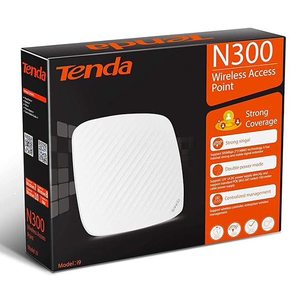 Point d'acces i9 N300 POE BBAND Tenda Plafonnier