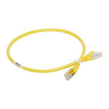 Cordon de brassage FTP CAT6E Certifie 0.5m TELESYSTEM JAUNE