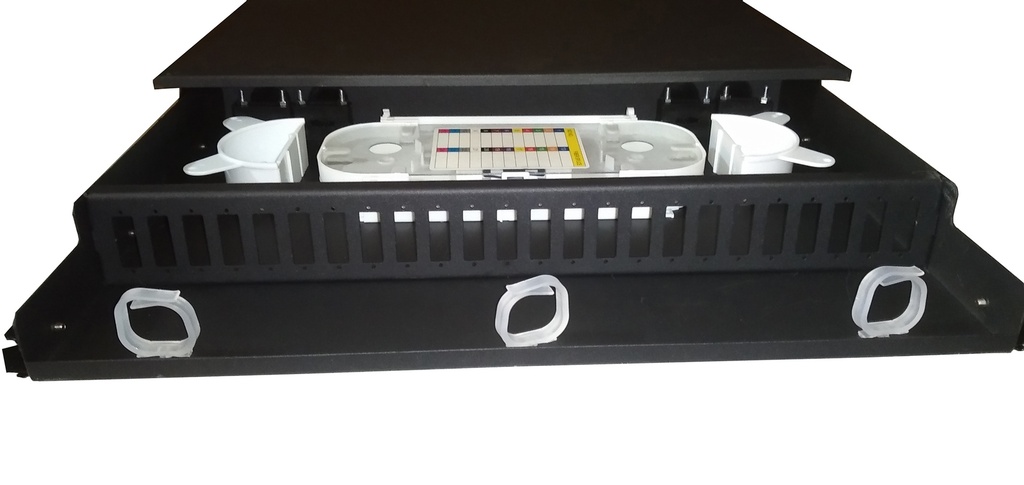 TIROIRE OPTIQUE 19 1U 24 PORTS SC  /ST/FC/LC SIMPLEX VIDE TS-ODF24