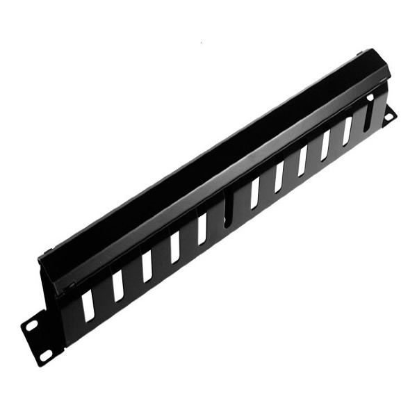 GUIDE CORDONS 1U 19P PANNEAU INTERCALAIRE PLASTICE NET