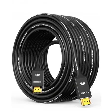 [SIG-100M-HDMI] SIGMA CABLE HDMI 2.2 4K UHD SON 3D/DOLBY FIBRE OPTIQUE 100M DETACHABLE FICHE HDMI 