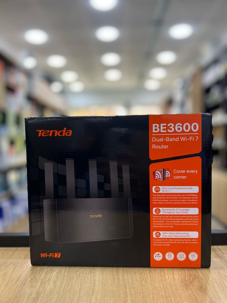 [TEN-TE3L] Tenda TE3L v1.0 BE3600 Dual Band Gigabit WI-FI 7 Router 