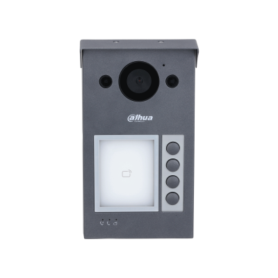 [VTO3312Q-P] Platine de rue Dahua IP 4 Boutons PoE + 02 Wire VTO3312Q-P 