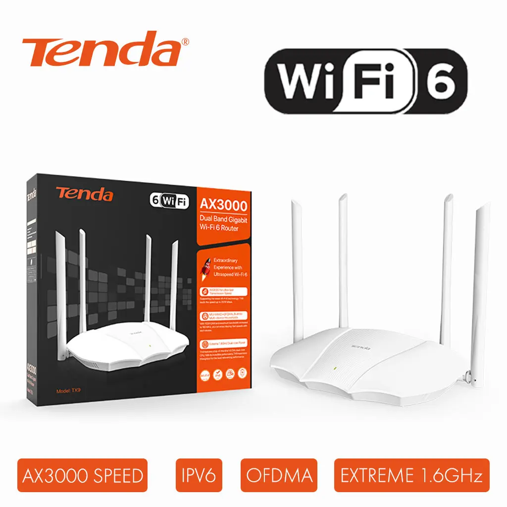 [TX9PRO] ROUTER TENDA TX9 PRO WI-F1 6 AX3000