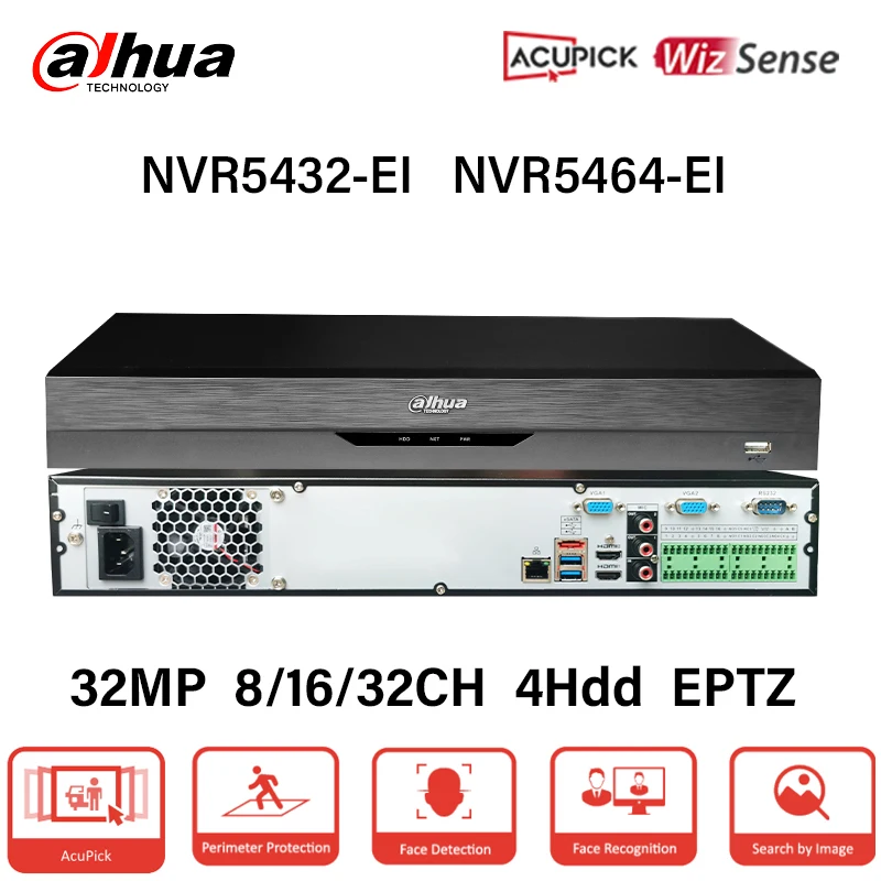 [NVR-5432-EI] NVR DAHUA 32 Channels Support 4HDD 4K NVR-5432-EI