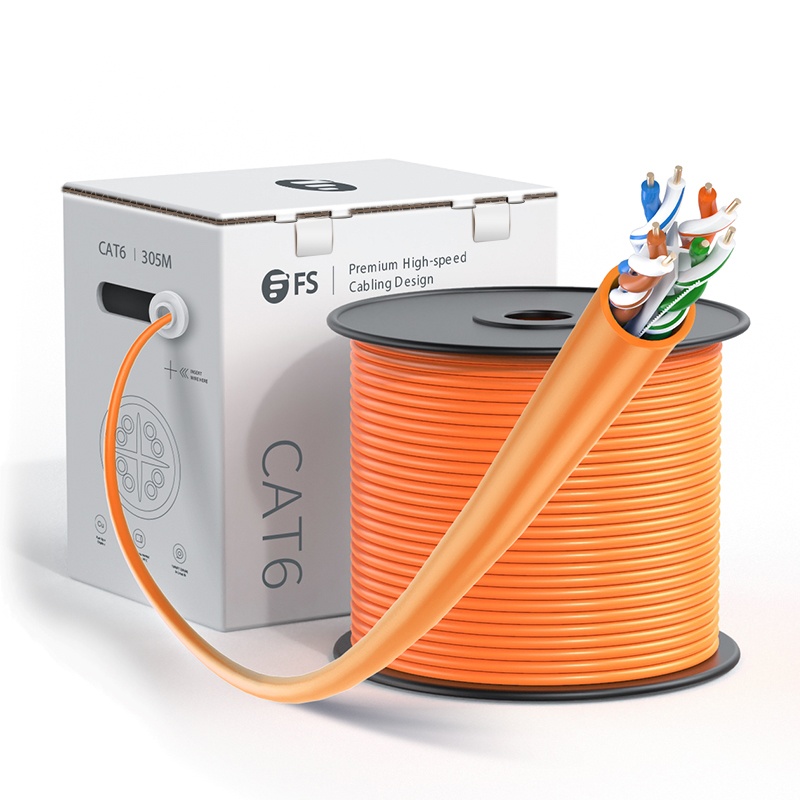 [NEW6ORANGE] CÂBLE NEWTECH ORANGE FTP CAT6 LSZH TR300M 23AWG 