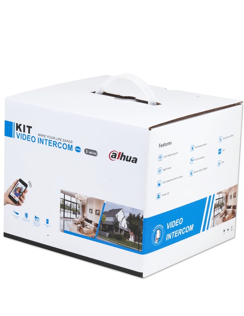 [KTX01] KIT Vidéo Phone Dahua EACH Hybrid 2-wire Wi-Fi KTX01