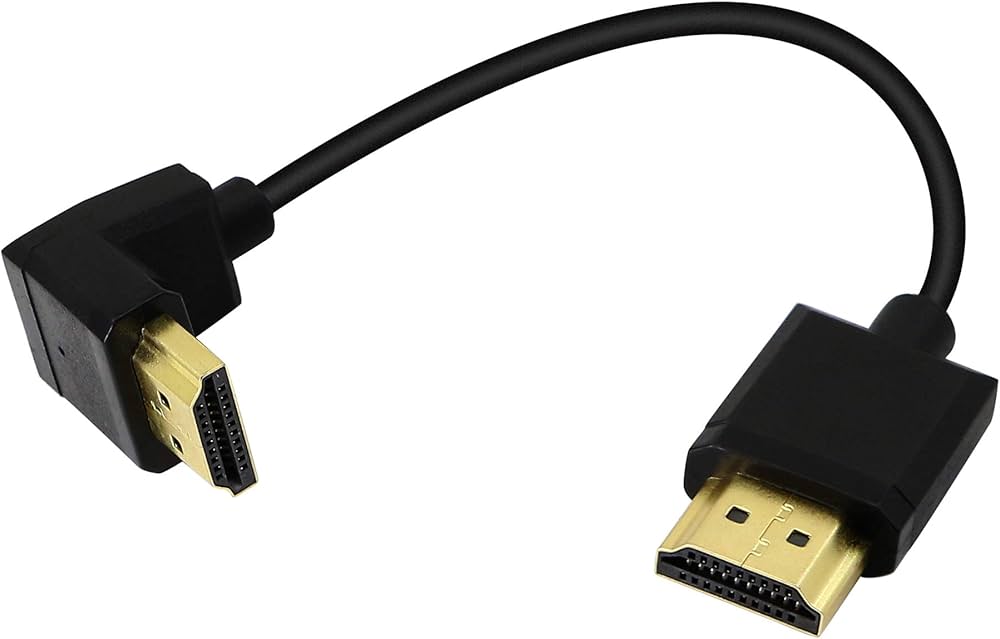 [HDMIMF] CABLE HDMI-M/F 15CM COUDE 90