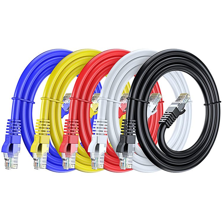 [FTP1m6E] CORDON DE BRASSAGE FTP CAT 6E 1M TELESYSTEME ROUGE