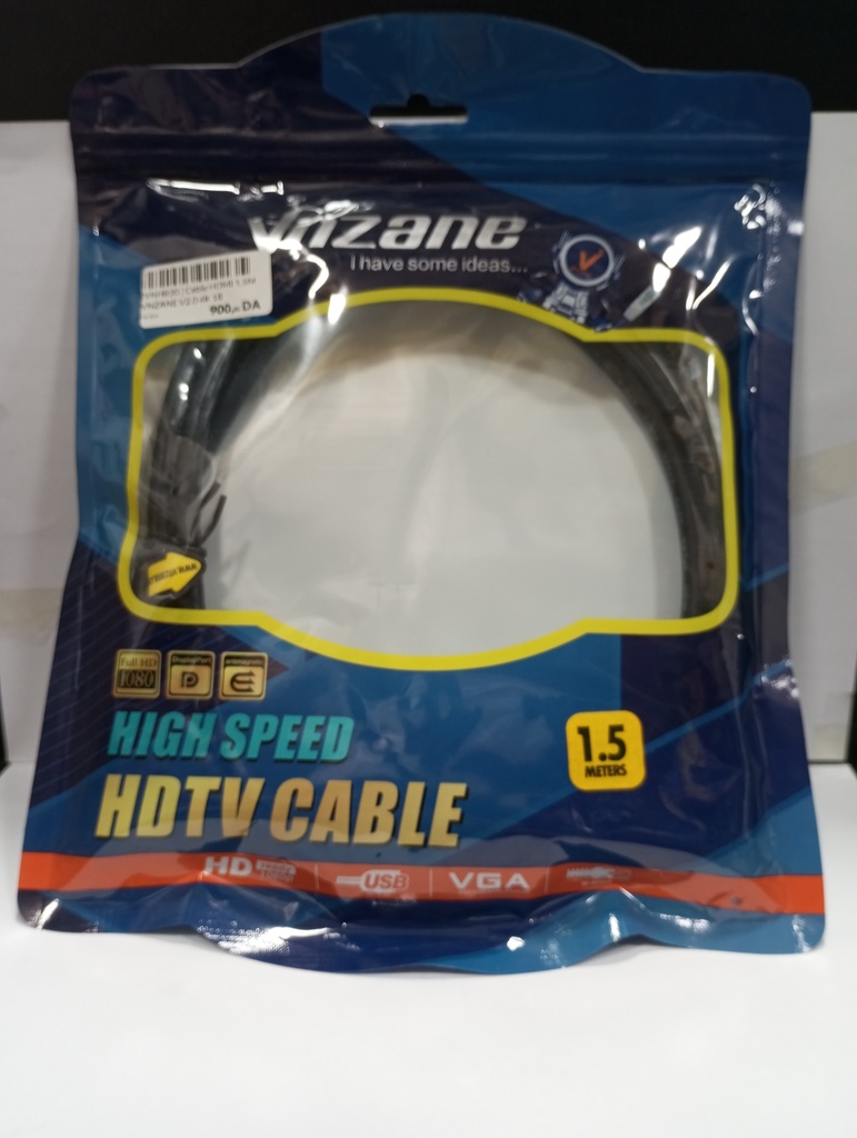 [VNH830 ] Cable HDMI 1.5M VNZANE V2.0 4K 18 Gbit/s(guaranteed).Copper, without IC and filters VNH830 (Im)