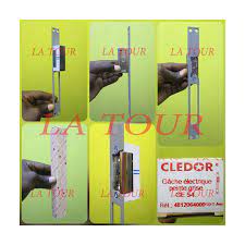[4812064000]  CLEDOR Gâche électrique peinte grise GE54